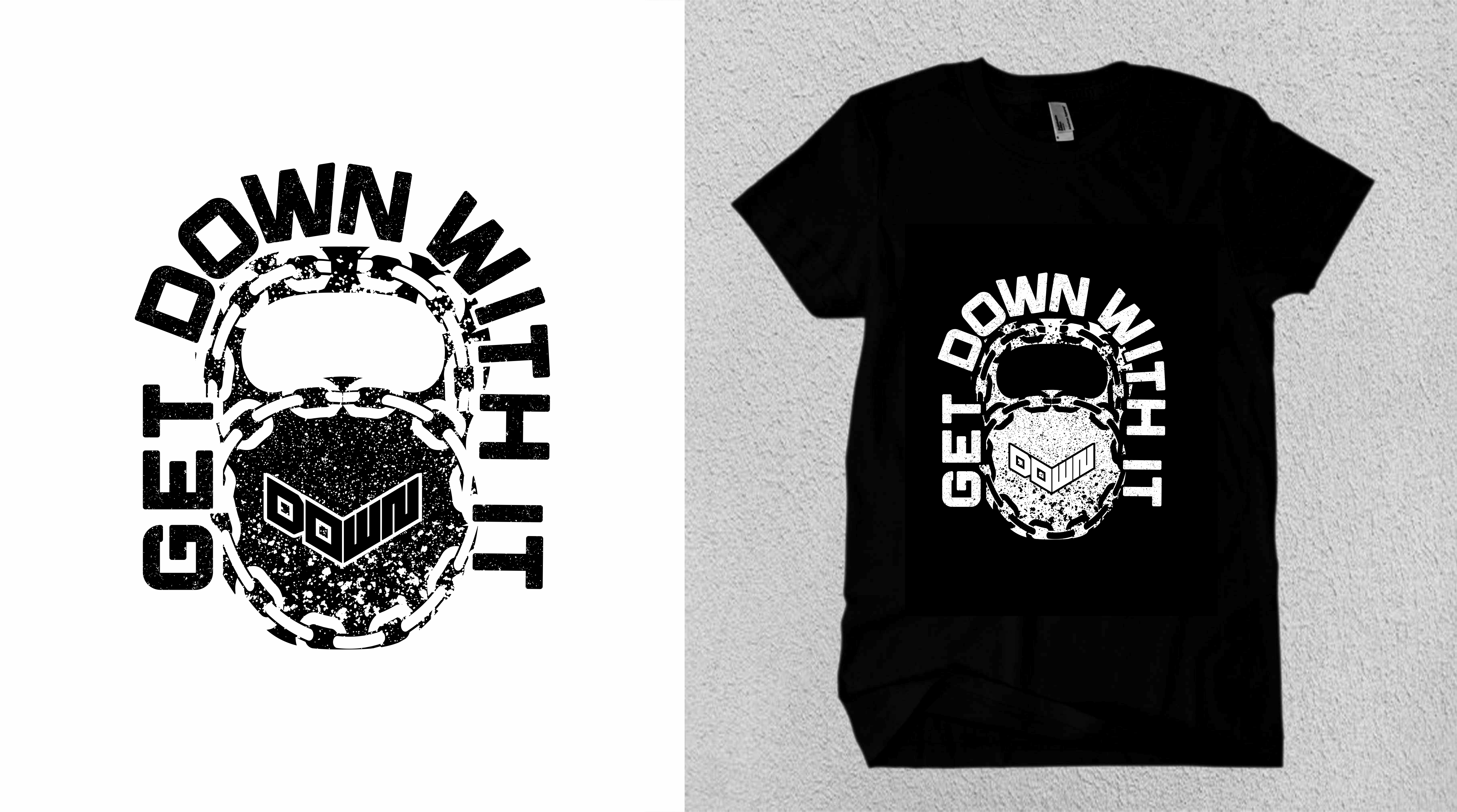 T-shirt Design by Excellar Hub for DOWN APPAREL | Design #28778637