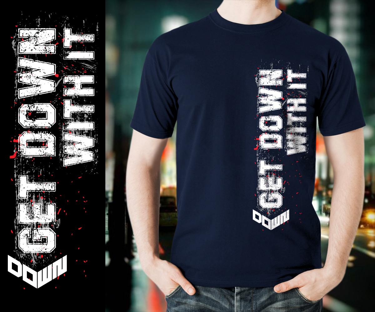 T-shirt Design by ninja design art for DOWN APPAREL | Design #28751868