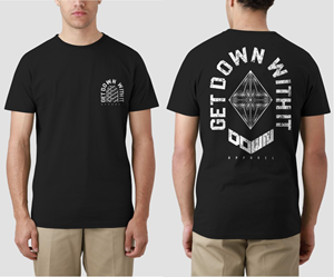 T-shirt Design by CREARTIVE for DOWN APPAREL | Design: #28755125
