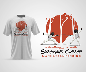 T-Shirt-Design von Sangkasa für Manhattan Fencing Center | Design #28776941