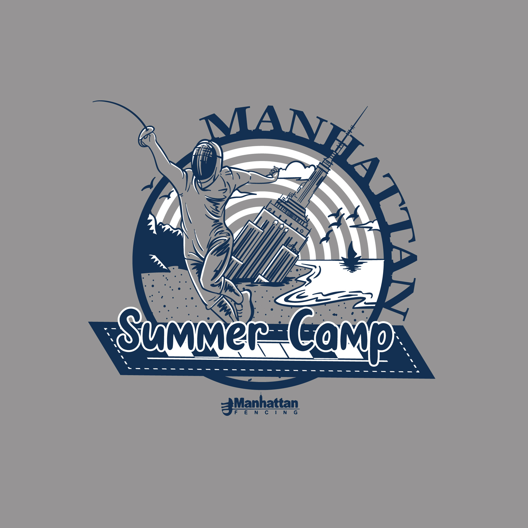T-Shirt-Design von hanartall für Manhattan Fencing Center | Design #28793744