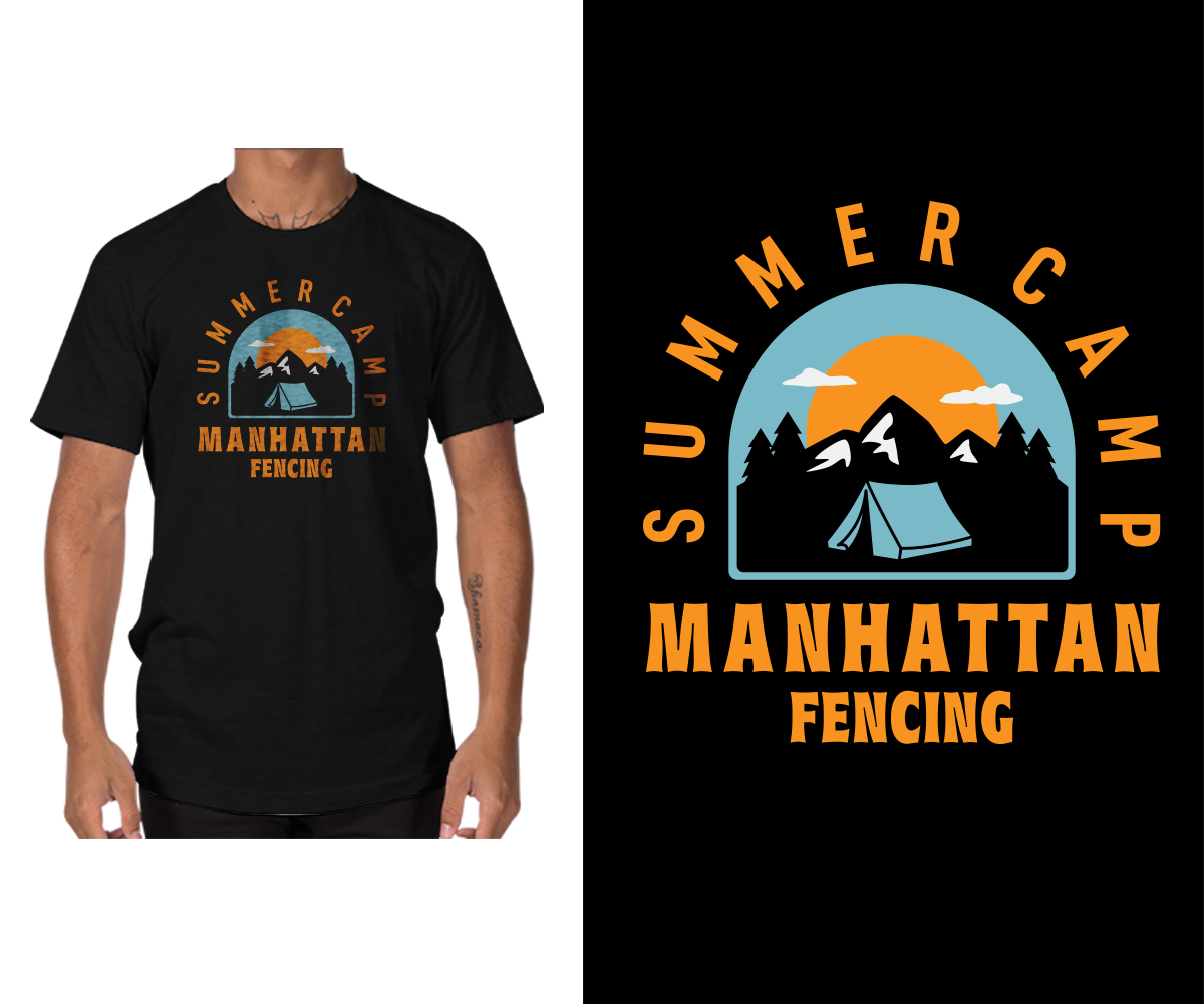 T-Shirt-Design von cithuwill für Manhattan Fencing Center | Design #28772471