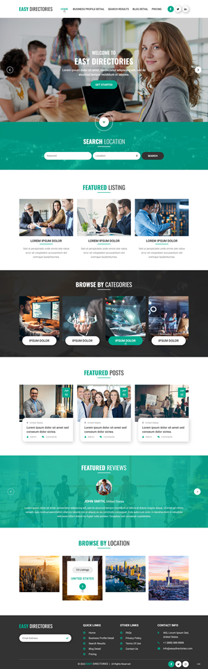 Web Design by pb for this project | Design: #28780461