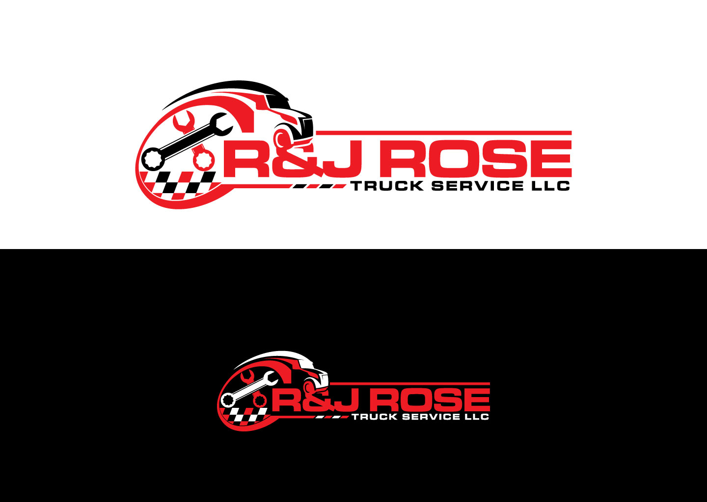 Logo-Design von DesignHour für R&J Rose Truck Service Llc | Design #28761932