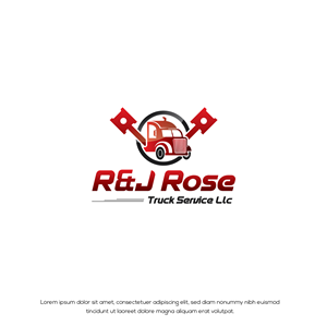 Logo Design by Deziners Zone for R&J Rose Truck Service Llc | Design: #28761238