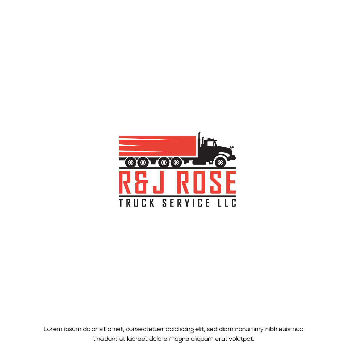 Design de Logo par Deziners Zone pour R&J Rose Truck Service Llc | Design #28761240