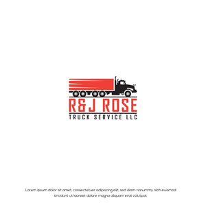 Logo Design by Deziners Zone for R&J Rose Truck Service Llc | Design: #28761240