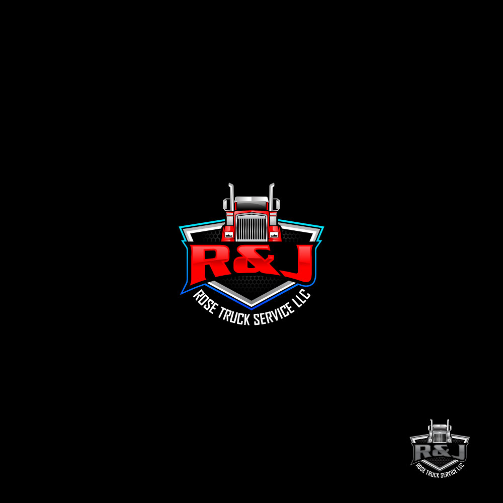 Logo Design by webeezine for R&J Rose Truck Service Llc | Design #28768244