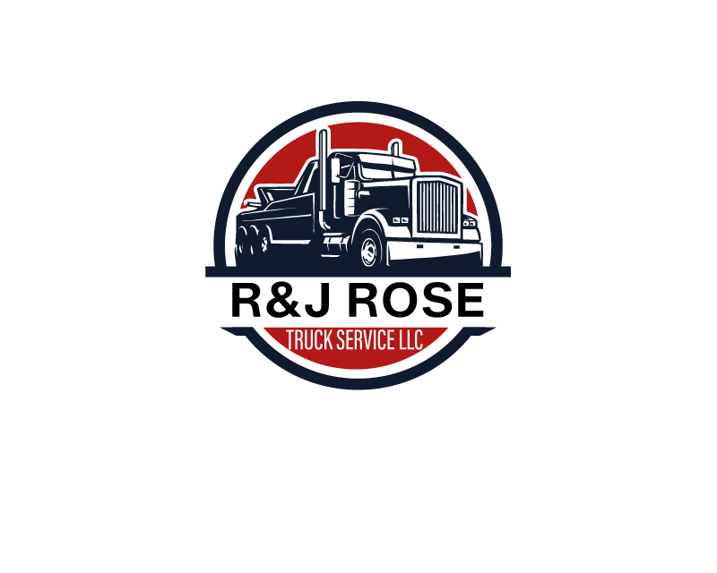 Logo Design by Bluesky68 for R&J Rose Truck Service Llc | Design #28763979