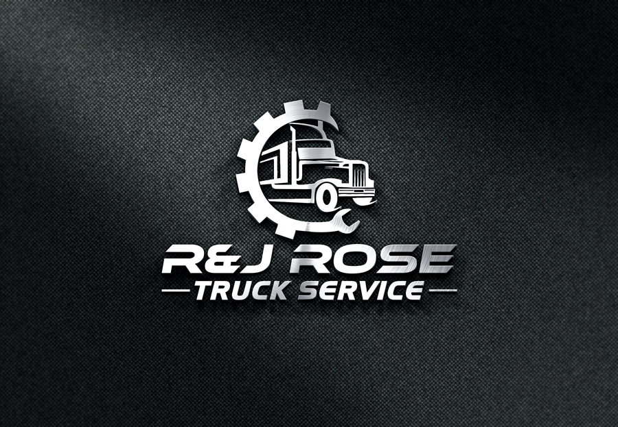 Logo Design by the majestic design for R&J Rose Truck Service Llc | Design #28761802