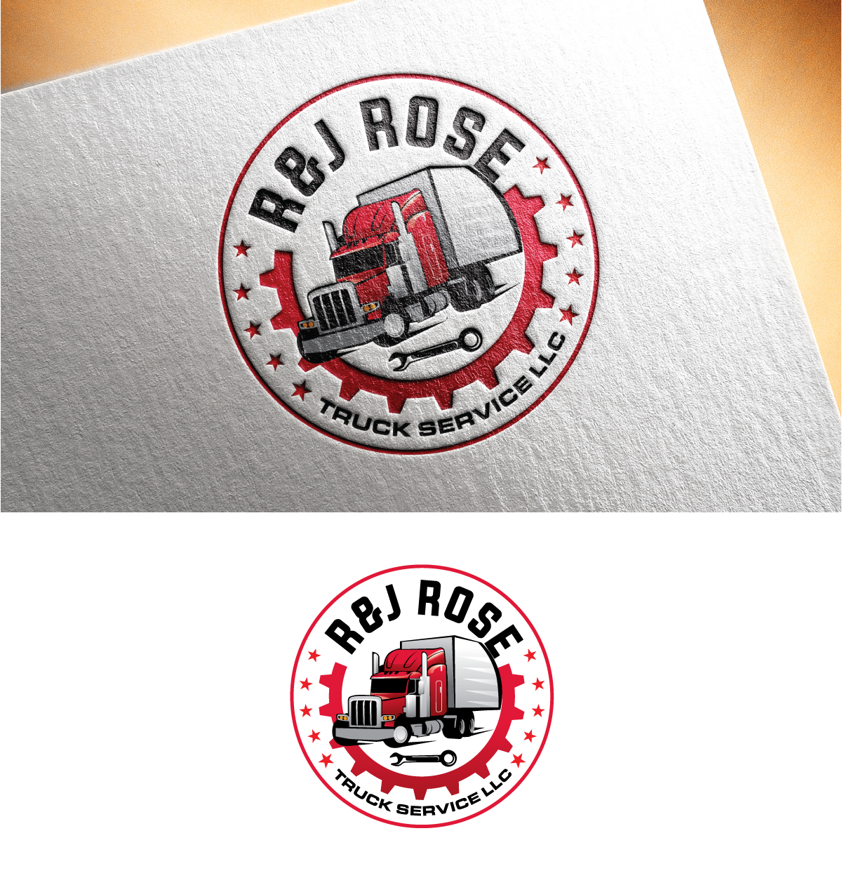 Design de Logo par step forward 2 pour R&J Rose Truck Service Llc | Design #28764768
