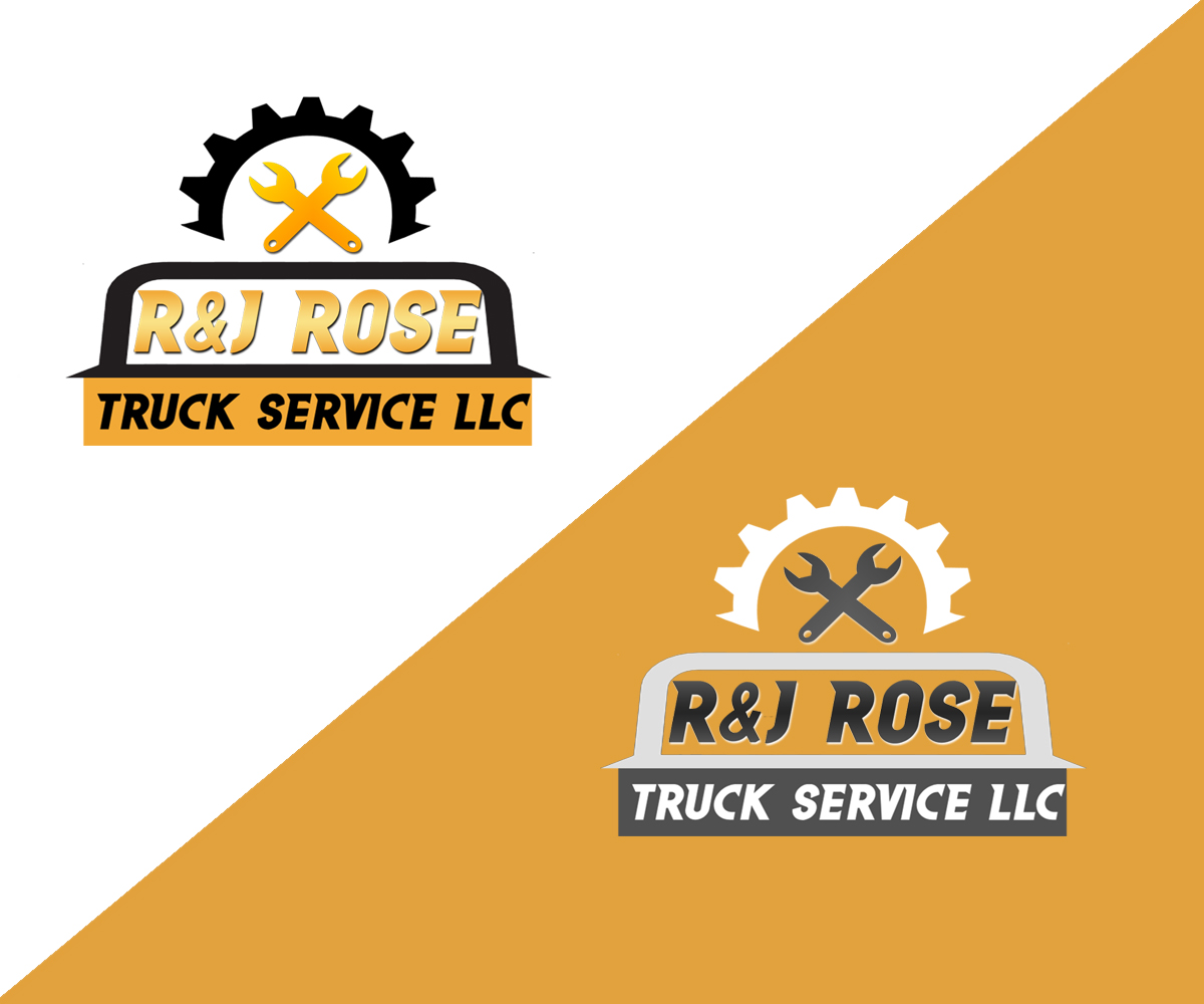 Diseño de Logo por graphiczone.k para R&J Rose Truck Service Llc | Diseño #28760428