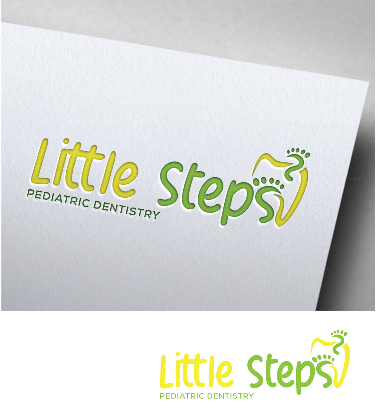 Logo Design by Om Namah Shivay for Little Steps Pediatric Dentistry | Design #28768497