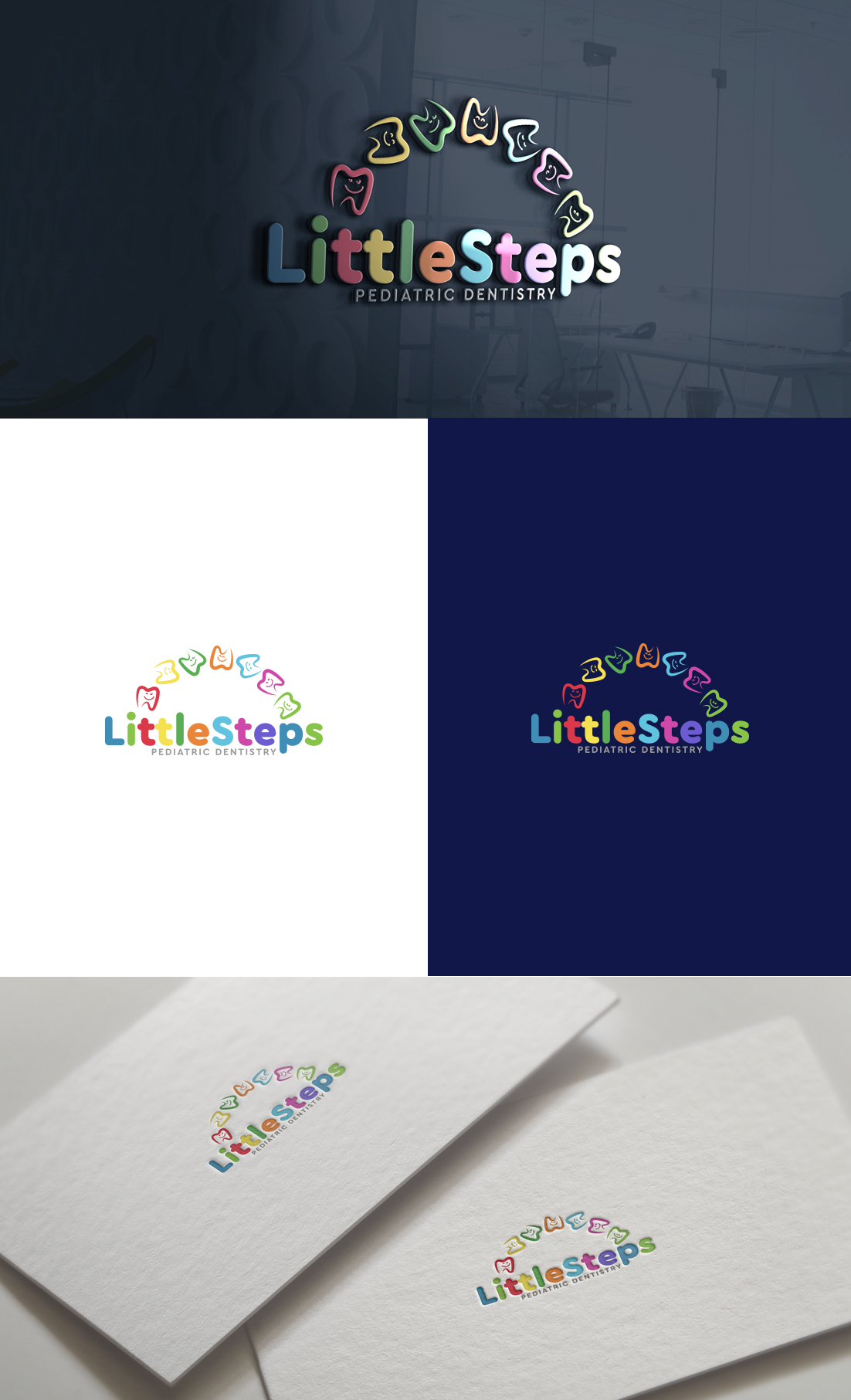 Logo-Design von GLDesigns für Little Steps Pediatric Dentistry | Design #28760516