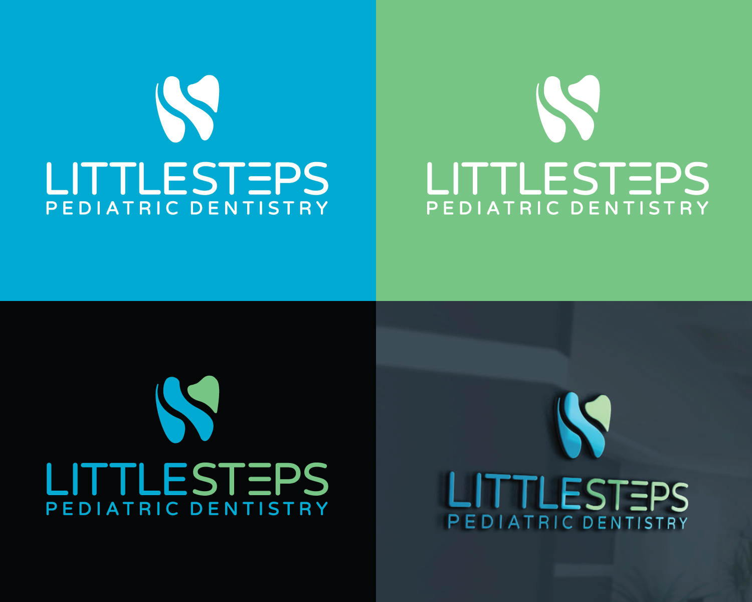 Logo-Design von Atec für Little Steps Pediatric Dentistry | Design #28767747