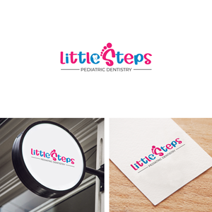 Logo-Design von webeezine für Little Steps Pediatric Dentistry | Design: #28772434