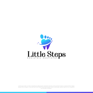 Logo-Design von webeezine für Little Steps Pediatric Dentistry | Design: #28773964