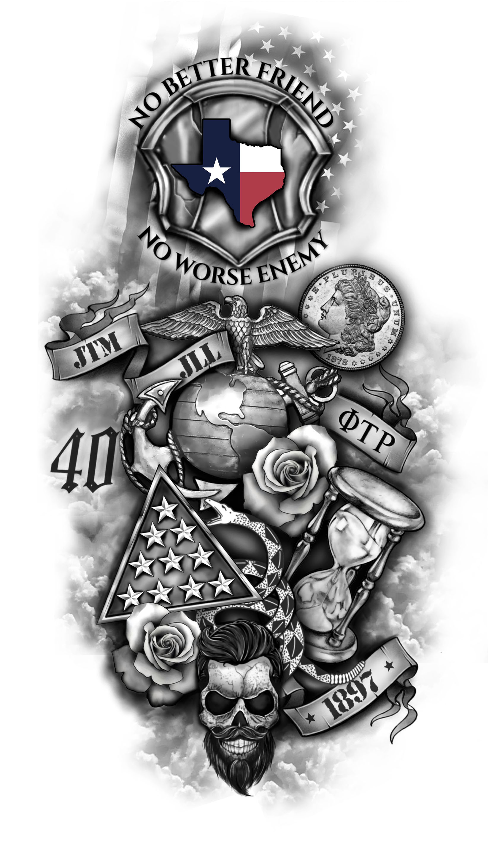 Tattoo Design by Jezzus for this project | Design #28805489