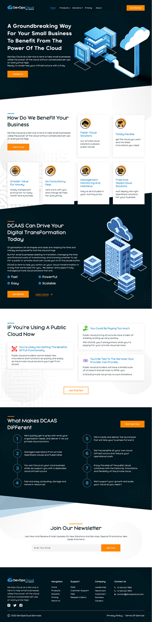 Web Design by amar achouri for Qumulus Technology Ltd | Design: #28769311
