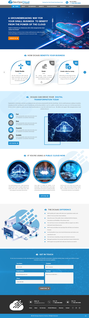 Web Design by pb for Qumulus Technology Ltd | Design: #28769386