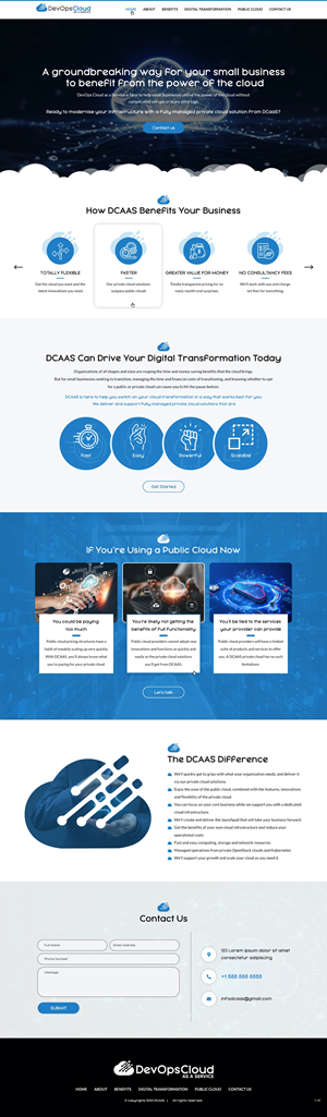 Web Design by pb for Qumulus Technology Ltd | Design: #28769387