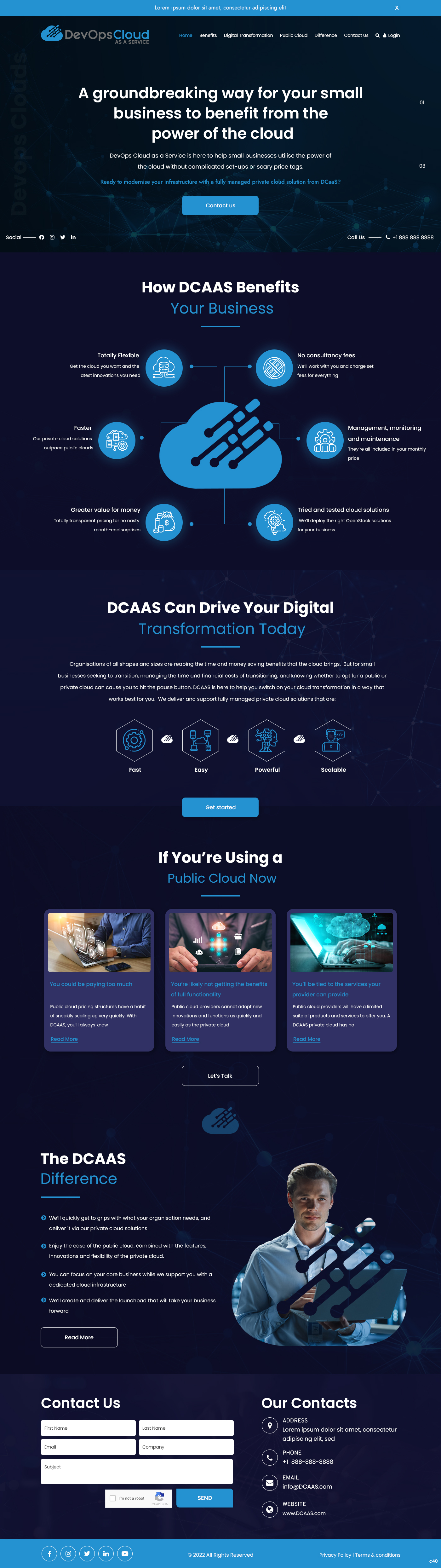Web Design by pb for Qumulus Technology Ltd | Design #28769389