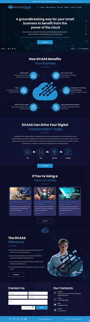 Web Design by pb for Qumulus Technology Ltd | Design: #28769389