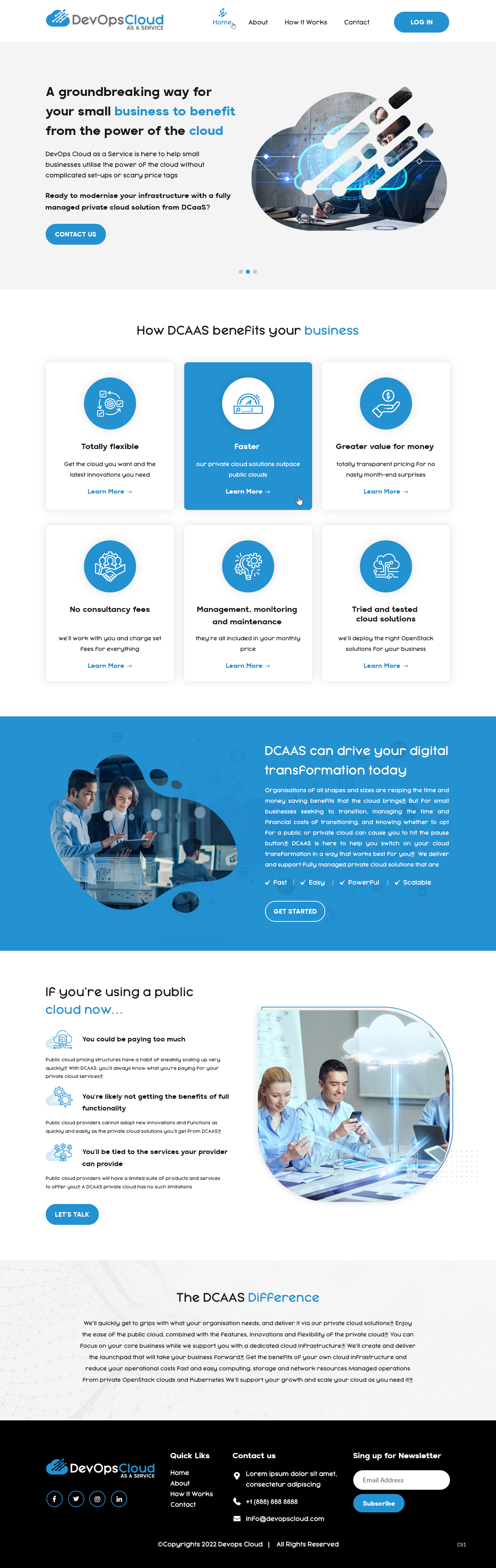 Web Design by pb for Qumulus Technology Ltd | Design #28769390
