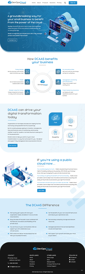 Web Design by pb for Qumulus Technology Ltd | Design: #28769391