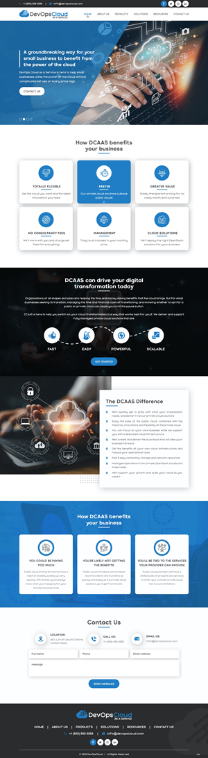 Web Design by pb for Qumulus Technology Ltd | Design: #28775342