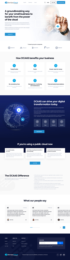 Web Design by tinthumb for Qumulus Technology Ltd | Design: #28777819