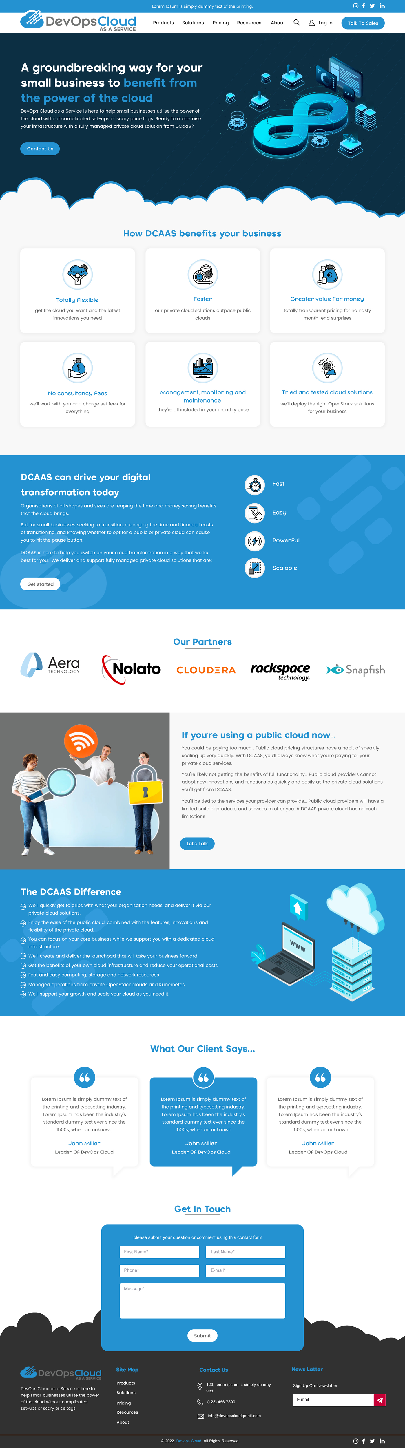 Web Design by rightway for Qumulus Technology Ltd | Design #28778202