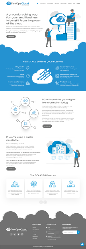 Web Design by nzdesigners for Qumulus Technology Ltd | Design #28781827
