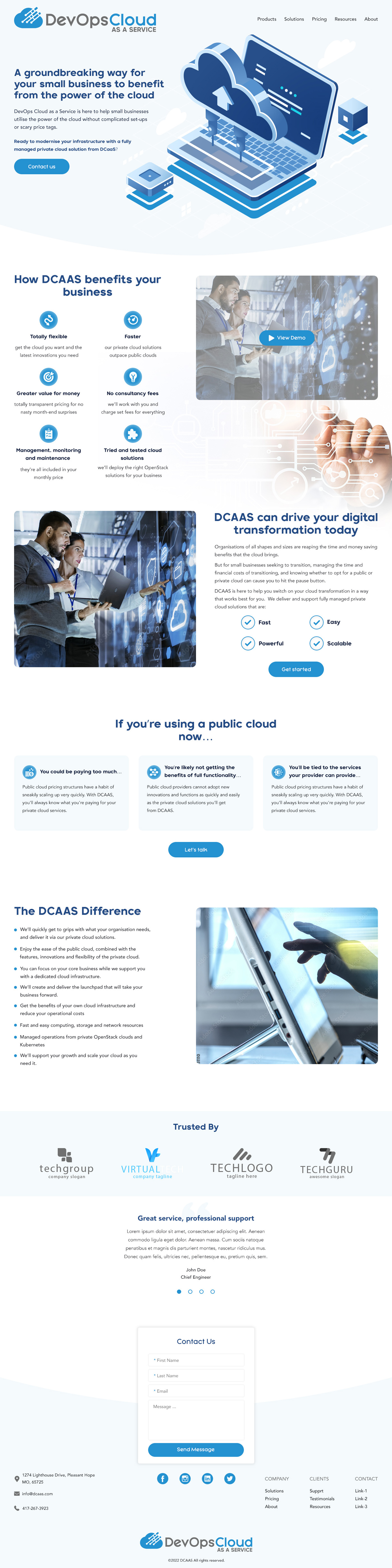 Web Design by Mary1982 for Qumulus Technology Ltd | Design #28783824