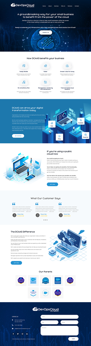 Web Design by UniqueCreator99 for Qumulus Technology Ltd | Design #28780921