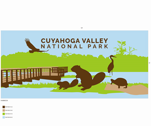 Cuyahoga Valley National Park Hammock Design | Art Design by Emmi