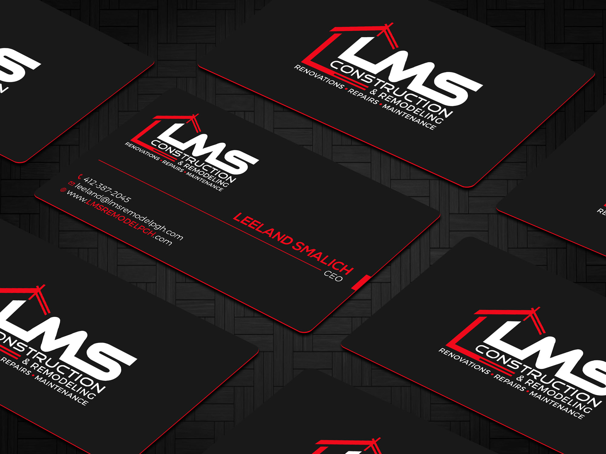 Design de Carte de Visite par RENEXIT pour LMS Construction and Remodeling, LLC | Design #28770358