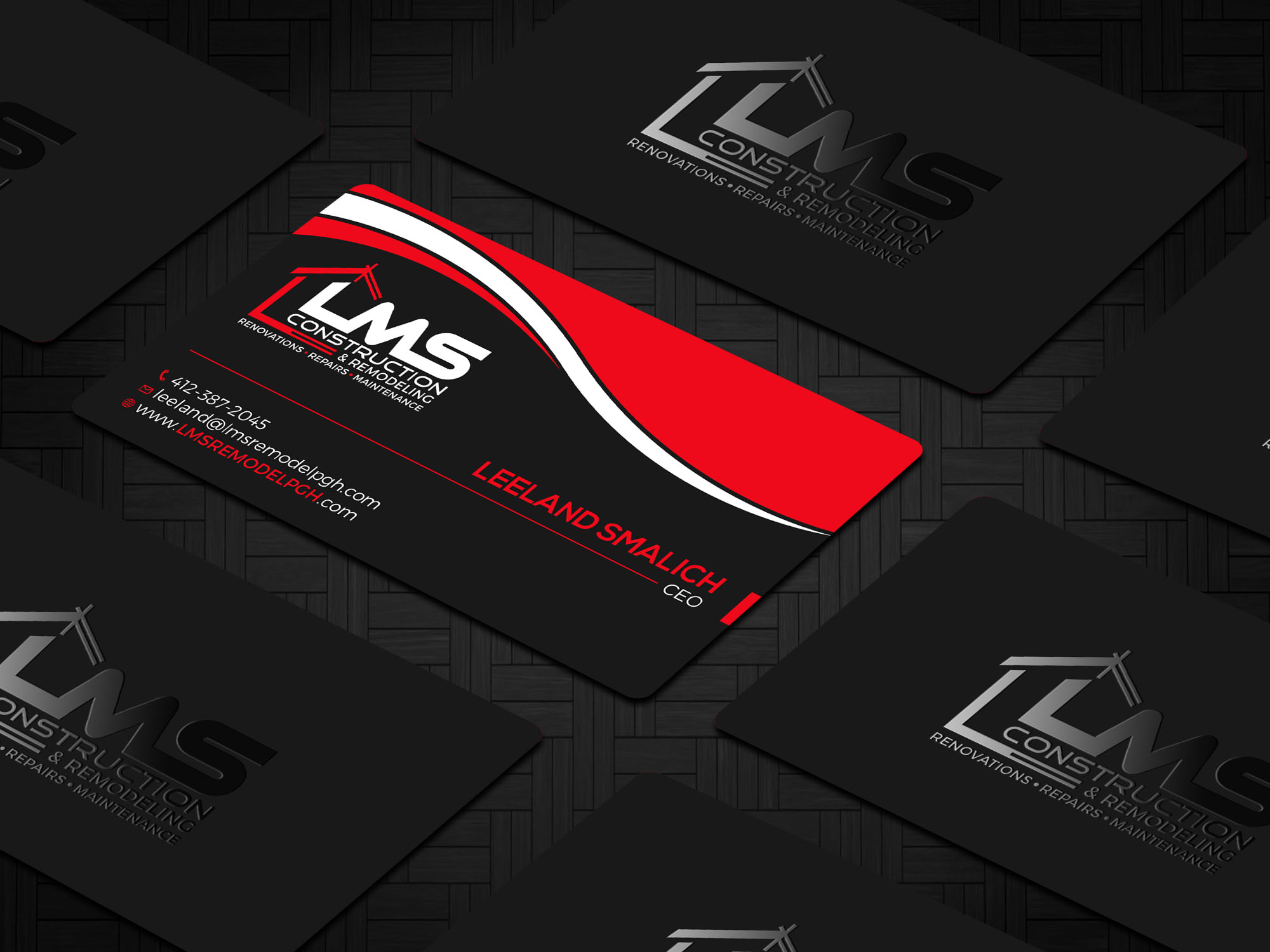 Design de Carte de Visite par RENEXIT pour LMS Construction and Remodeling, LLC | Design #28770407