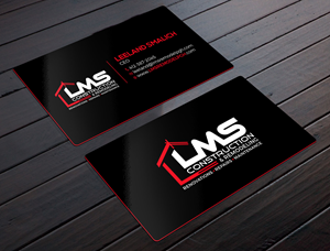 Visitenkarten-Design von RENEXIT für LMS Construction and Remodeling, LLC | Design: #28770409