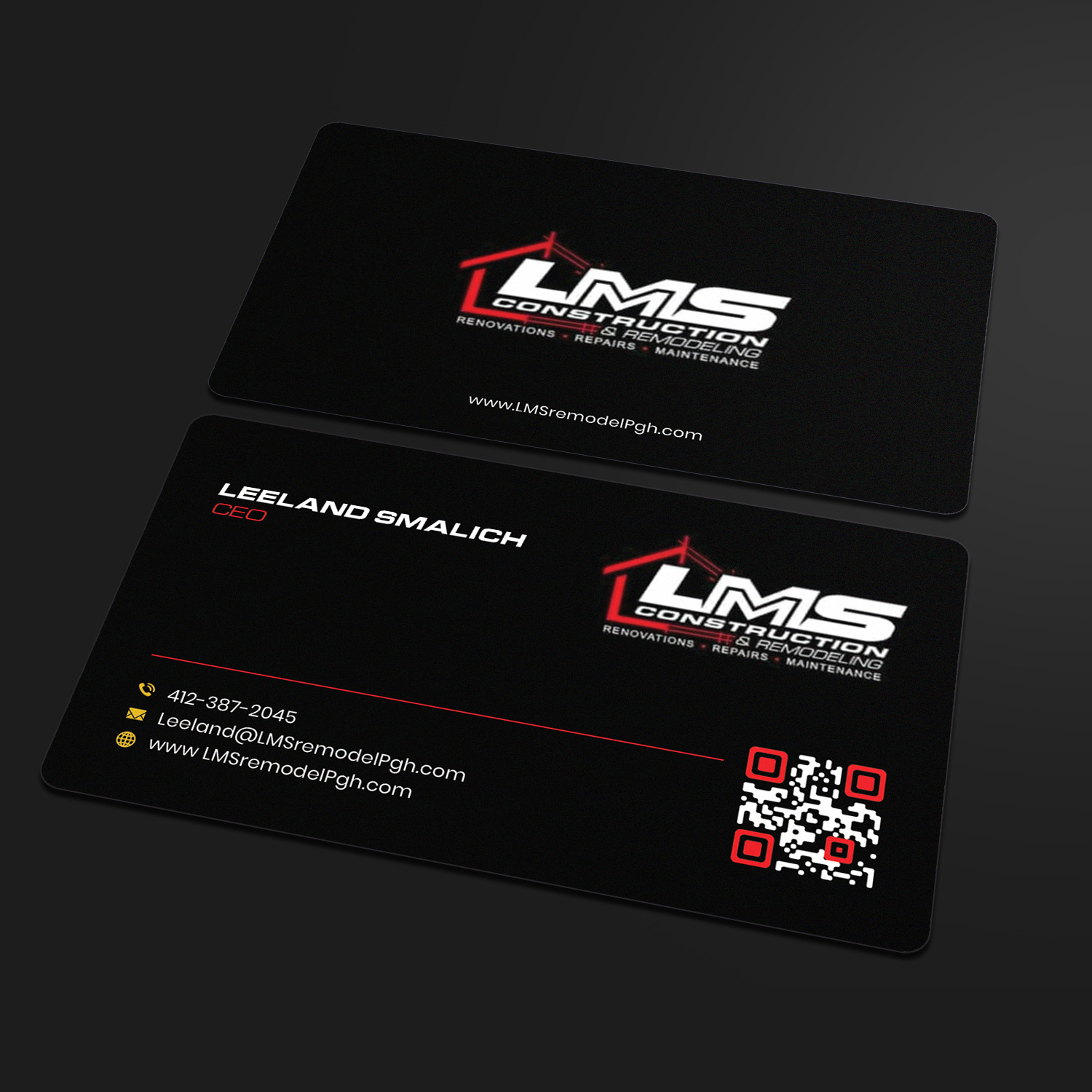Design de Carte de Visite par Sandaruwan pour LMS Construction and Remodeling, LLC | Design #28769999