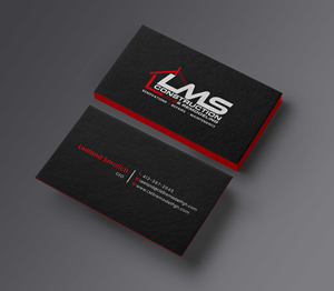 Visitenkarten-Design von Creative Moon Design für LMS Construction and Remodeling, LLC | Design: #28766705