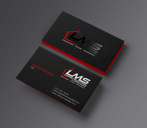 Visitenkarten-Design von Creative Moon Design für LMS Construction and Remodeling, LLC | Design: #28766722