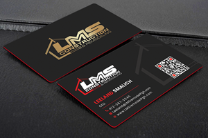 Business Card Design by Creative Moon Design for LMS Construction and Remodeling, LLC | Design: #28768853