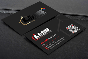 Business Card Design by Creative Moon Design for LMS Construction and Remodeling, LLC | Design: #28772201