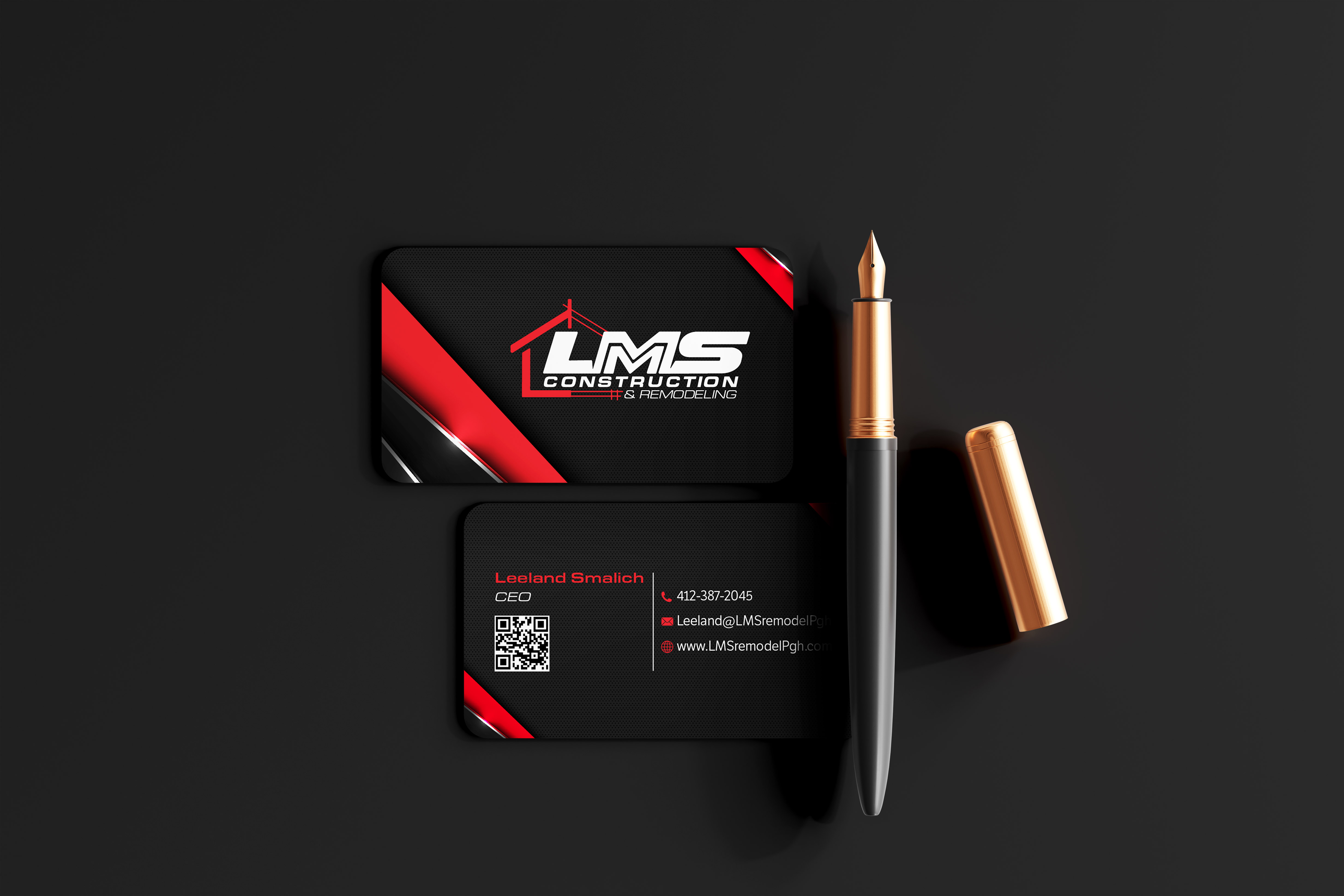 Design de Carte de Visite par r.benlak pour LMS Construction and Remodeling, LLC | Design #28769392