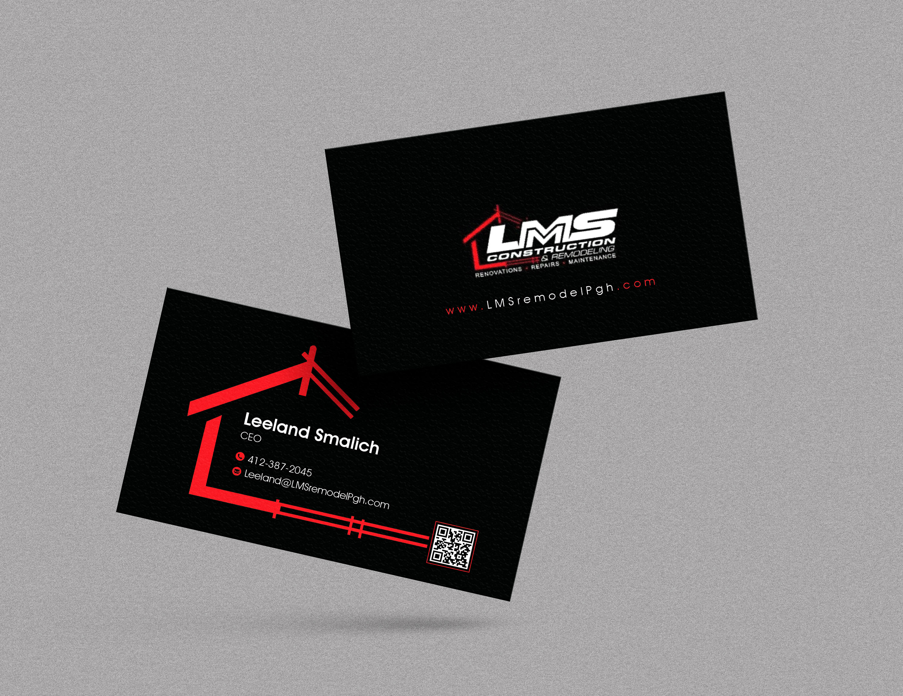 Design de Carte de Visite par artbitin pour LMS Construction and Remodeling, LLC | Design #28770939