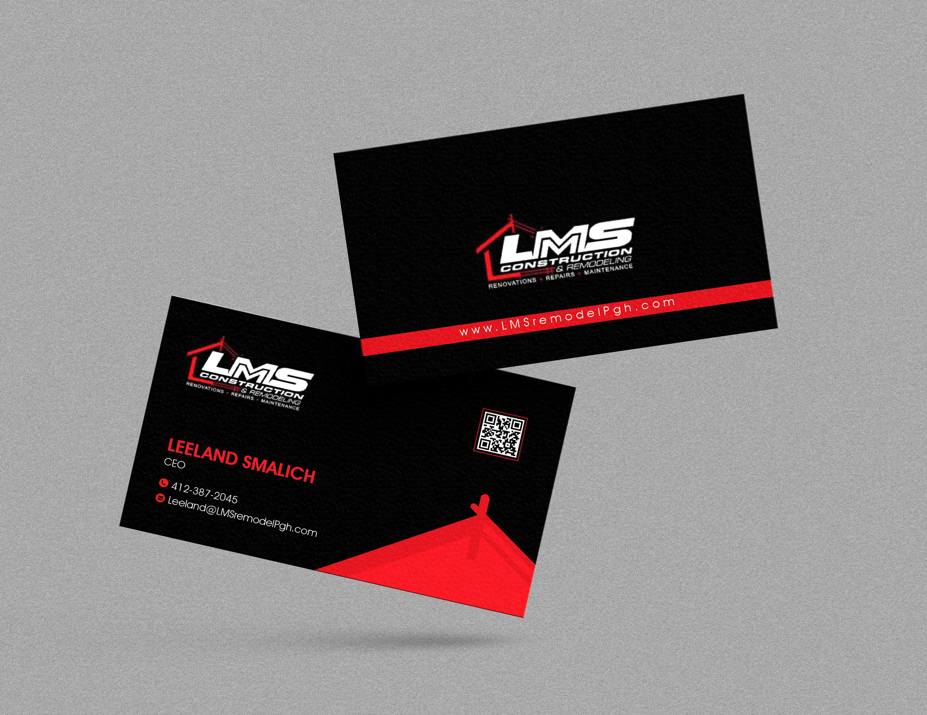 Visitenkarten-Design von artbitin für LMS Construction and Remodeling, LLC | Design #28770945