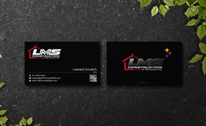 Visitenkarten-Design von Verified artistry (Design garden) für LMS Construction and Remodeling, LLC | Design: #28773016