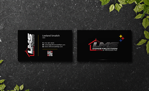 Visitenkarten-Design von Verified artistry (Design garden) für LMS Construction and Remodeling, LLC | Design: #28773019