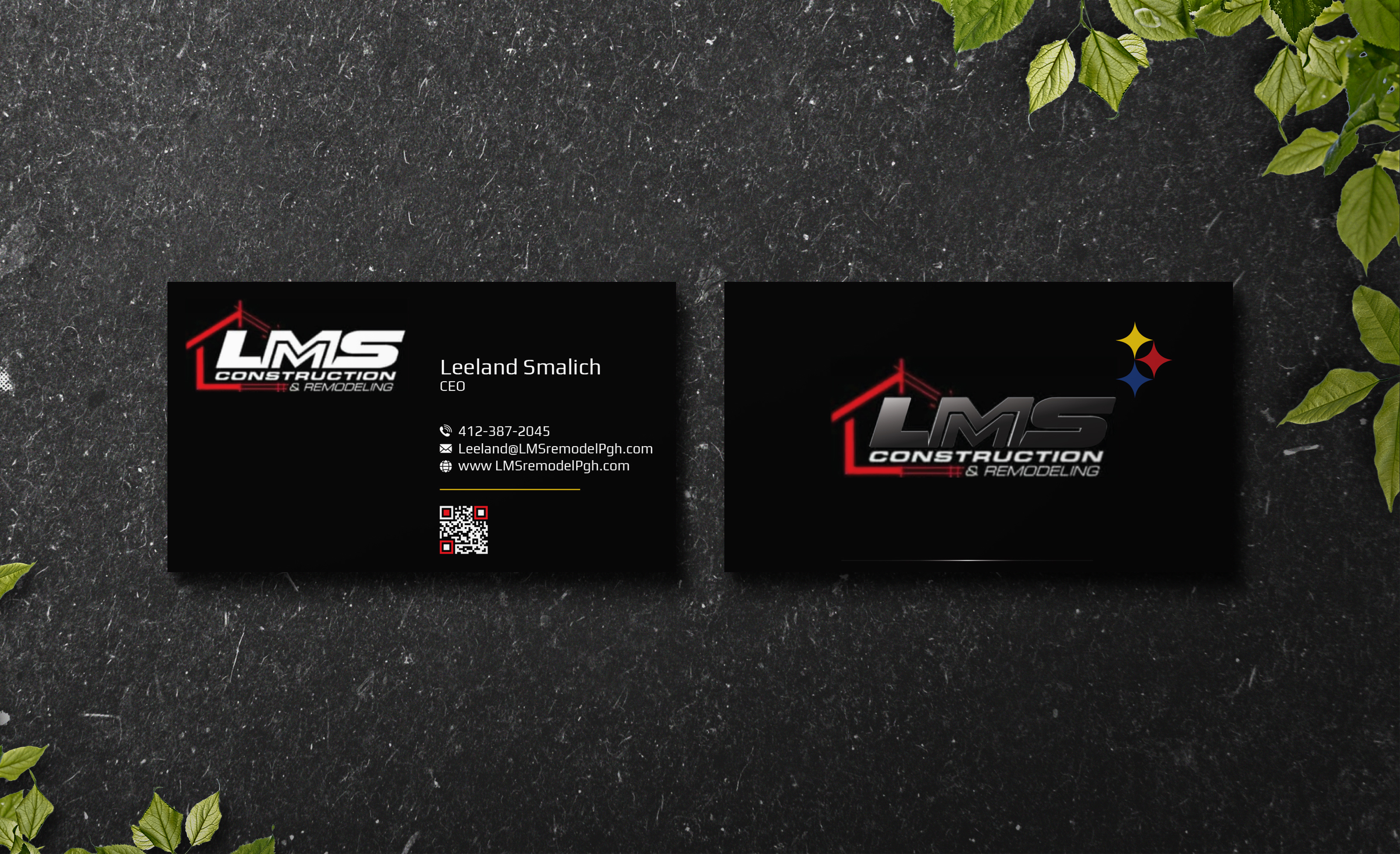 Design de Carte de Visite par Verified artistry (Design garden) pour LMS Construction and Remodeling, LLC | Design #28773025